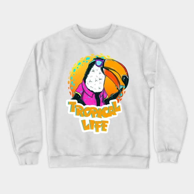 Toucan 2.0 Crewneck Sweatshirt by Chandscartoons